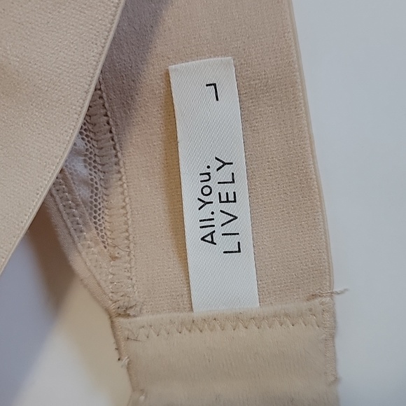 All.You.LIVELY Women's Mesh Trim Bralette/ L. - Picture 5 of 8